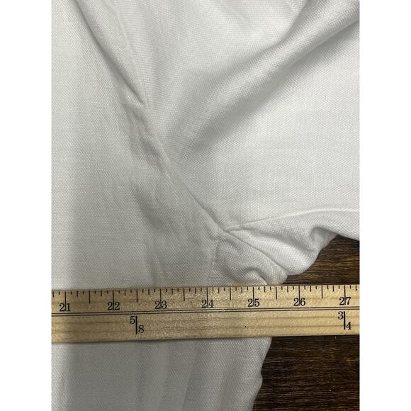 Daniel Hechter White Linen Blend Blazer Mens XL Two Button Casual Sport Coat - Picture 8 of 11